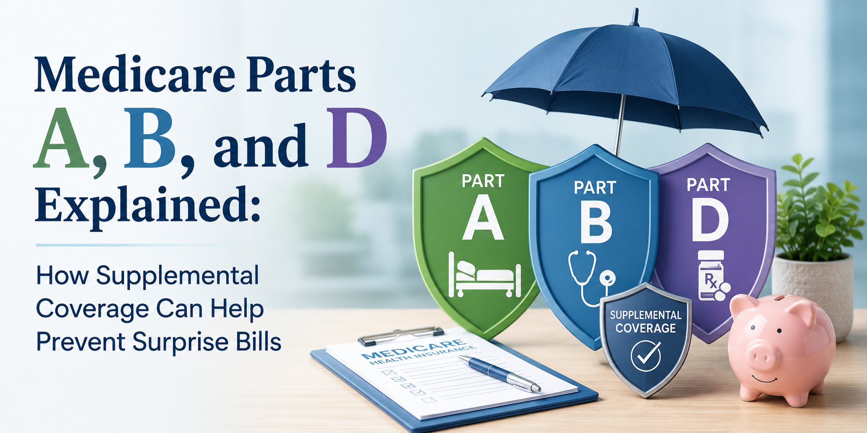 Text stating: Medicare A, B and D picture